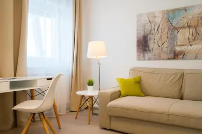 Ein Sitzbereich in der Unterkunft Vienna Residence, Rochusmarkt - Wien Mitte