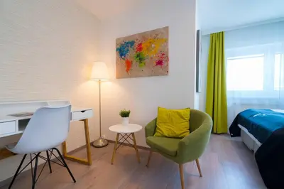 Ein Sitzbereich in der Unterkunft Vienna Residence, Rochusmarkt - Wien Mitte