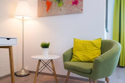 Ein Sitzbereich in der Unterkunft Vienna Residence, Rochusmarkt - Wien Mitte