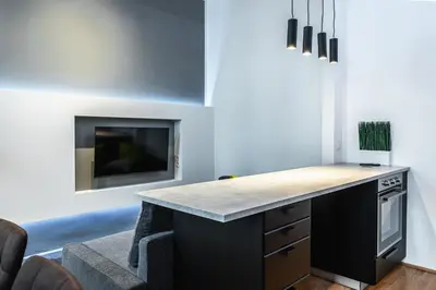 Küche/Küchenzeile in der Unterkunft Stylish designed apartment in a top location
