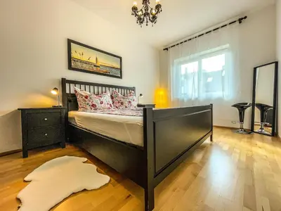Ein Bett oder Betten in einem Zimmer der Unterkunft Lake Side Vienna
