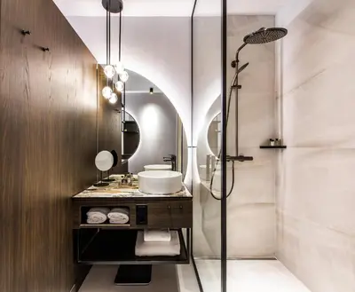 Ein Badezimmer in der Unterkunft O11 Boutique Hotel Vienna