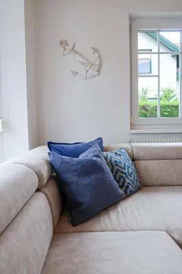 Ein Sitzbereich in der Unterkunft Pannonia Lake House