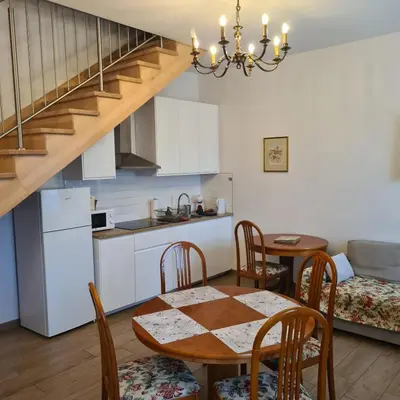 Küche/Küchenzeile in der Unterkunft Villa Musik - apartments in historical Villa , Baden