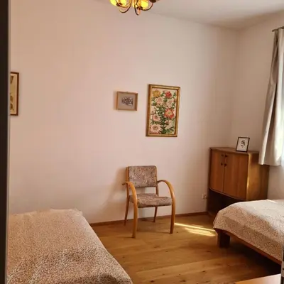 Ein Bett oder Betten in einem Zimmer der Unterkunft Villa Musik - apartments in historical Villa , Baden