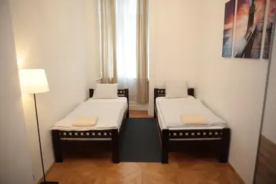 Ein Bett oder Betten in einem Zimmer der Unterkunft Heart of Vienna- next to Albertina