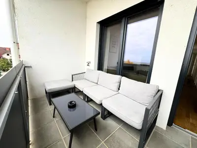 Ein Balkon oder eine Terrasse in der Unterkunft Lake View Suite