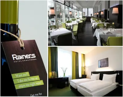 Ein Bett oder Betten in einem Zimmer der Unterkunft Rainers Hotel Vienna