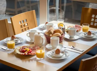 Essen im Hotel oder in der Nähe