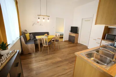 Küche/Küchenzeile in der Unterkunft Appartment Weinbau Müllner