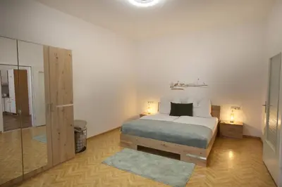 Ein Bett oder Betten in einem Zimmer der Unterkunft Appartment Weinbau Müllner
