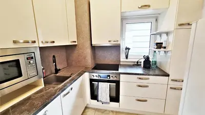 Küche/Küchenzeile in der Unterkunft Boutique Apartments Vienna - Luxury 2