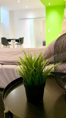 Ein Sitzbereich in der Unterkunft Centrally located Apartment Vienna included Netflix