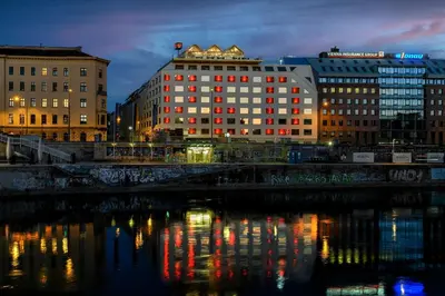 Das Gebäude in dem sich das Hotel befindet