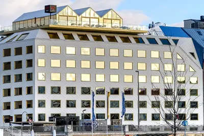Das Gebäude in dem sich das Hotel befindet