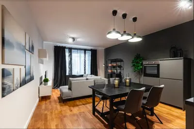 Küche/Küchenzeile in der Unterkunft Authentic apartment next to Schwedenplatz