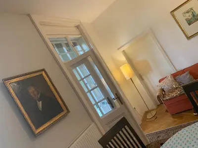 Ein Sitzbereich in der Unterkunft Villa Pazelt Top4