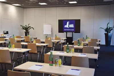 Der Geschäftsbereich oder Konferenzraum in der Unterkunft Pannonia Tower