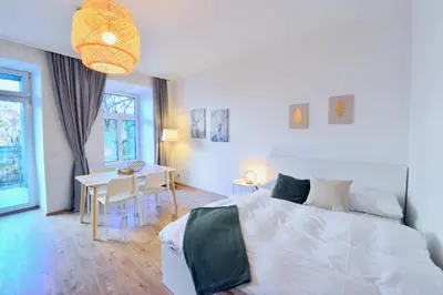Ein Sitzbereich in der Unterkunft Perfect for Families and Mid-Term-Stays