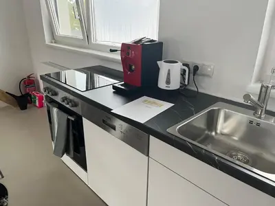 Küche/Küchenzeile in der Unterkunft Oggau Cottage