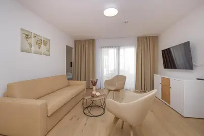 TV/Unterhaltungsangebot in der Unterkunft Yourapartment Theresien