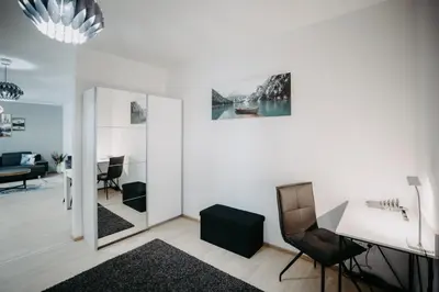 Ein Sitzbereich in der Unterkunft St. Antoni Suite 7