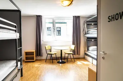 Ein Sitzbereich in der Unterkunft St Christopher's Inn Vienna