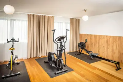Das Fitnesscenter und/oder die Fitnesseinrichtungen in der Unterkunft Citadines South Vienna