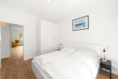 Ein Bett oder Betten in einem Zimmer der Unterkunft Apartment near Volksoper - Modern, Big, Central, Cosy