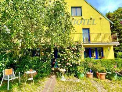 Ein Garten an der Unterkunft Studios Liesingbach