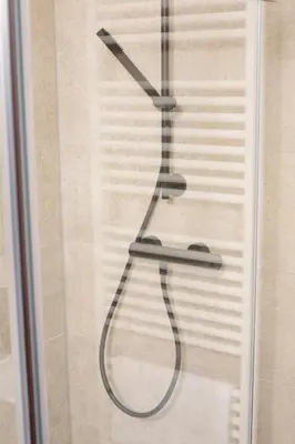 Ein Badezimmer in der Unterkunft Hideaway Brigittenau