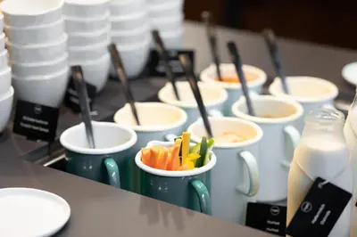 Essen im Hotel oder in der Nähe