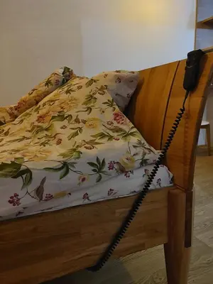 Ein Bett oder Betten in einem Zimmer der Unterkunft Vienna Top Apartment with Parking, great surroundings