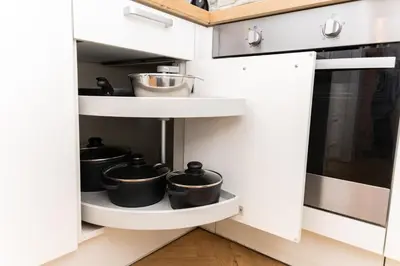 Küche/Küchenzeile in der Unterkunft Stylish Vienna Apartment with Easy Metro Access & Palace Views