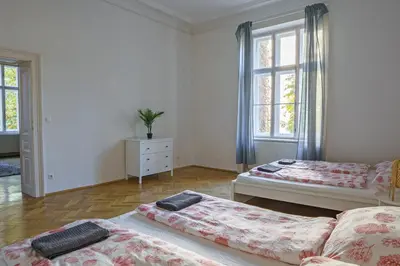 Ein Bett oder Betten in einem Zimmer der Unterkunft Vienna City Apartment University