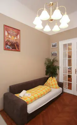Ein Bett oder Betten in einem Zimmer der Unterkunft Apartments Vienna Opera