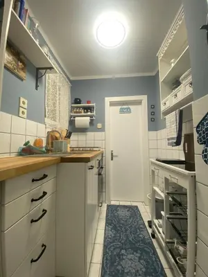Küche/Küchenzeile in der Unterkunft Das kleine Haus
