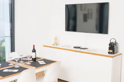 TV/Unterhaltungsangebot in der Unterkunft Ottakring Balcony Suite