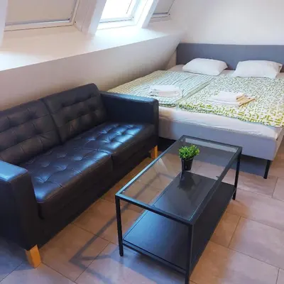 Ein Bett oder Betten in einem Zimmer der Unterkunft ToTa Studio