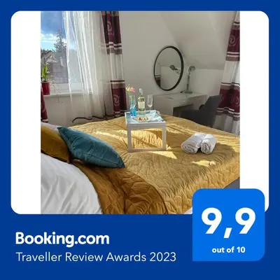 Ein Bett oder Betten in einem Zimmer der Unterkunft B-Apartment Vienna 12