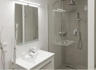 Ein Badezimmer in der Unterkunft AAA All About Apartments