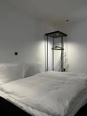 Ein Bett oder Betten in einem Zimmer der Unterkunft Luxury City Apartment Downtown Vienna