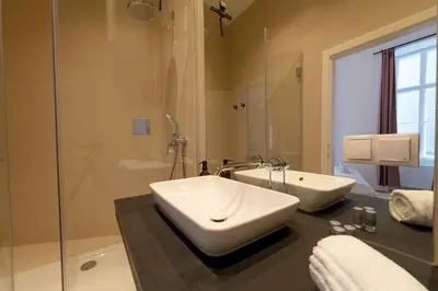 Ein Badezimmer in der Unterkunft josef's home I Deluxe Apartment in Ideal Location