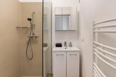 Ein Badezimmer in der Unterkunft Studio Stubenbastei