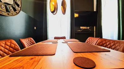 Ein Sitzbereich in der Unterkunft Boutique Apartments Vienna - Premium 6