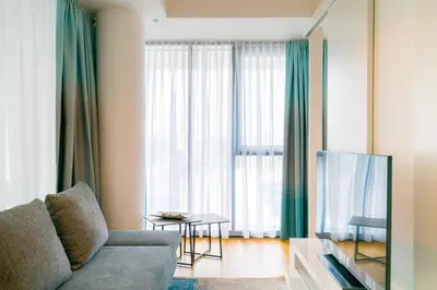 Ein Sitzbereich in der Unterkunft Vienna Residence, Marina Tower - Danube
