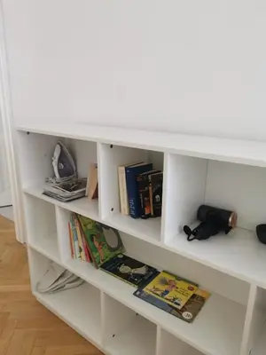 Die Bibliothek in der Ferienwohnung