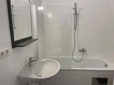 Ein Badezimmer in der Unterkunft Gesamte Unterkunft im Zentrum von Wien Top 27
