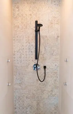 Ein Badezimmer in der Unterkunft geislerAPPARTMENTS