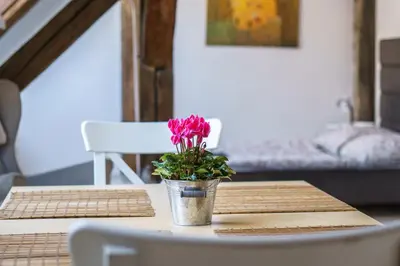 Ein Sitzbereich in der Unterkunft Central Living Apartments - Berggasse